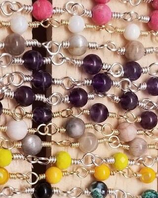 Handmade Wire Bead Bracelets - image2